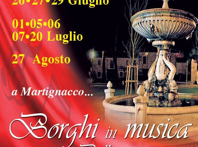 Concerti a Martignacco – Estate 2017